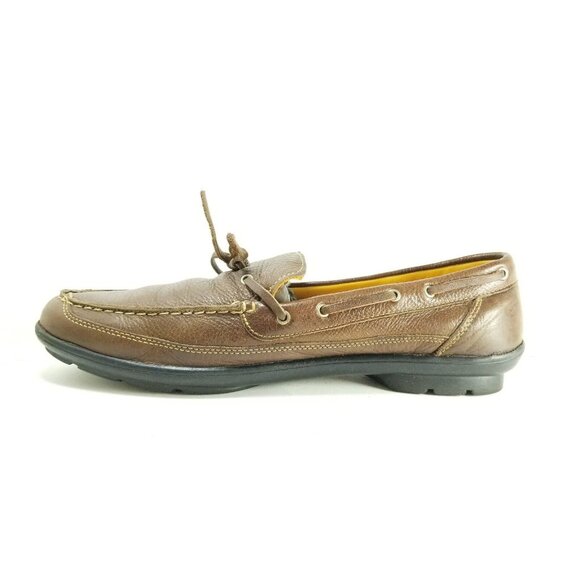 Sandro Mussolini Casual Loafer Men's Size 11 Brown Leather - Picture 8 of 9